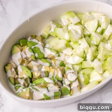 Recipe for Cucumber Avocado Salad