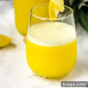African Pineapple Ginger Juice