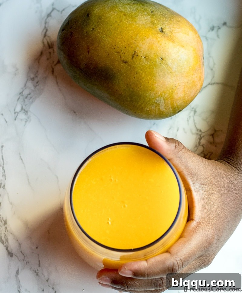 Homemade Mango Juice
