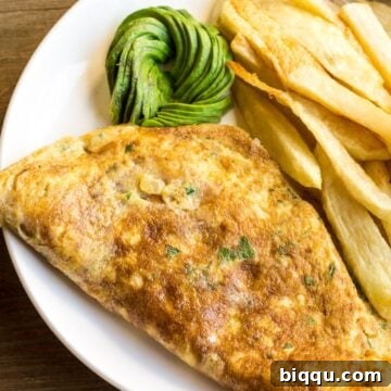 Delicious Breakfast of Fried Potatoes and Eggs