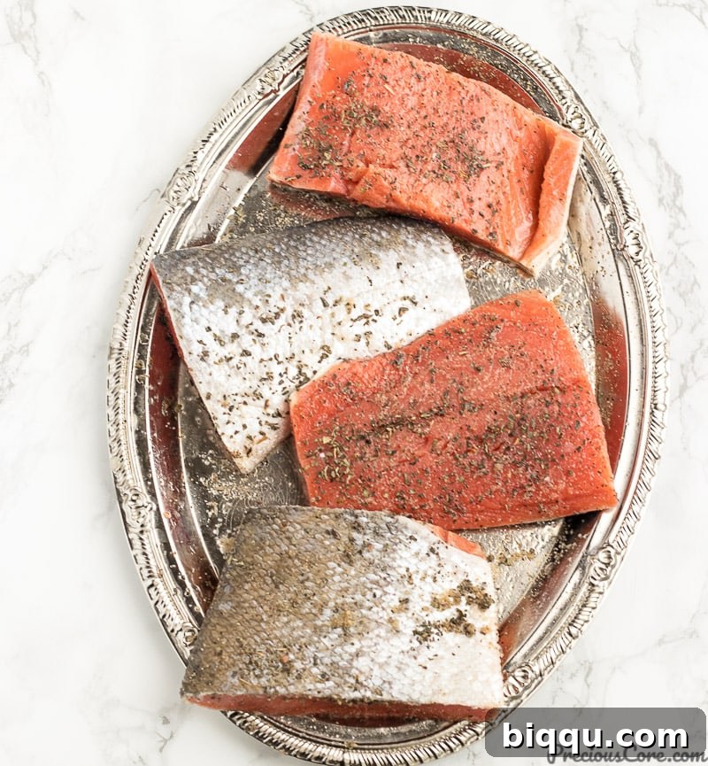 Dry marinade for Grilled Salmon