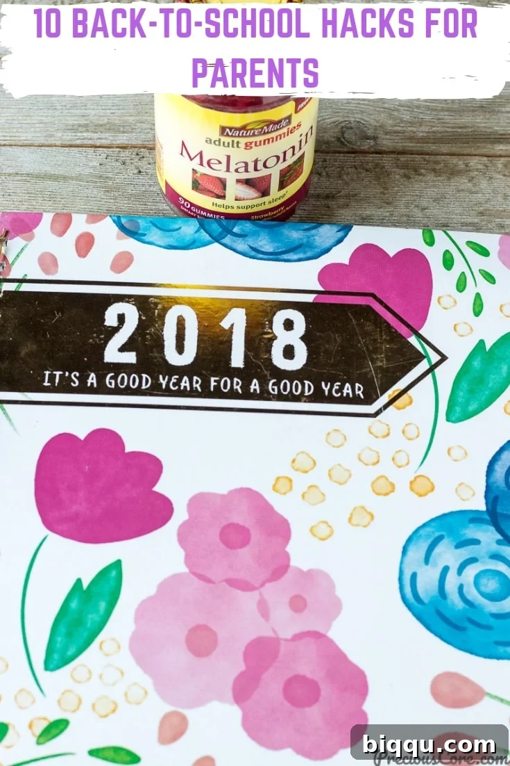 10 back-to-school hacks for parents including tips on using @Naturemade vitamins from @Walmart to boost your overall health and wellness. May these hacks make the back-to-school season easier for you. #Ad #backtoschool #parenting #preciouscore