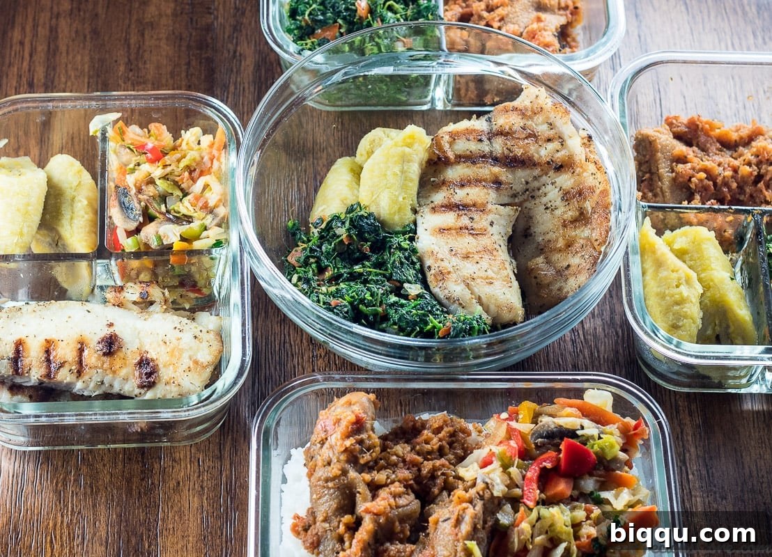 Simple Meal Prep Bowls for Lunch: Featuring African-inspired dishes