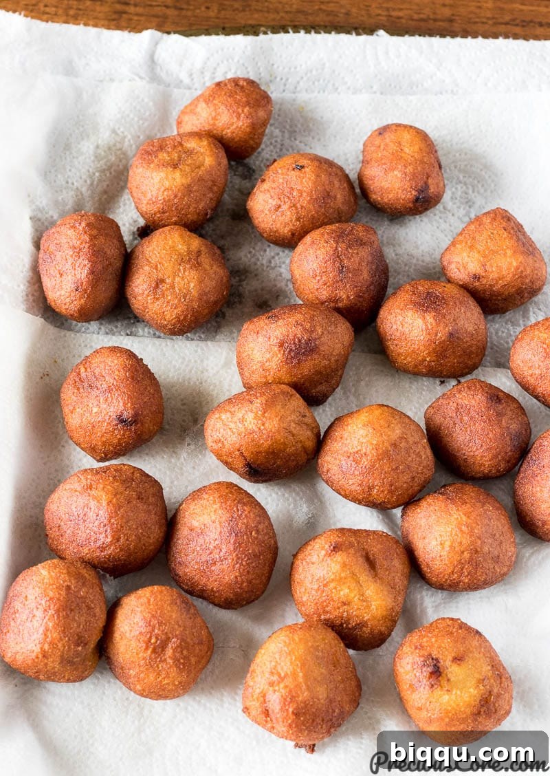 Accra Banana - African Banana Fritters, golden brown and crispy