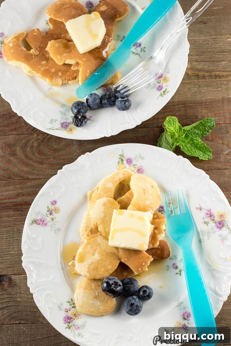 Pancakes for Kids with Blueberries: A healthy and delicious option