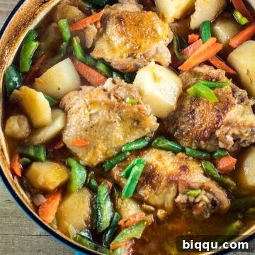 Chicken and Potatoes Dinner in a pot