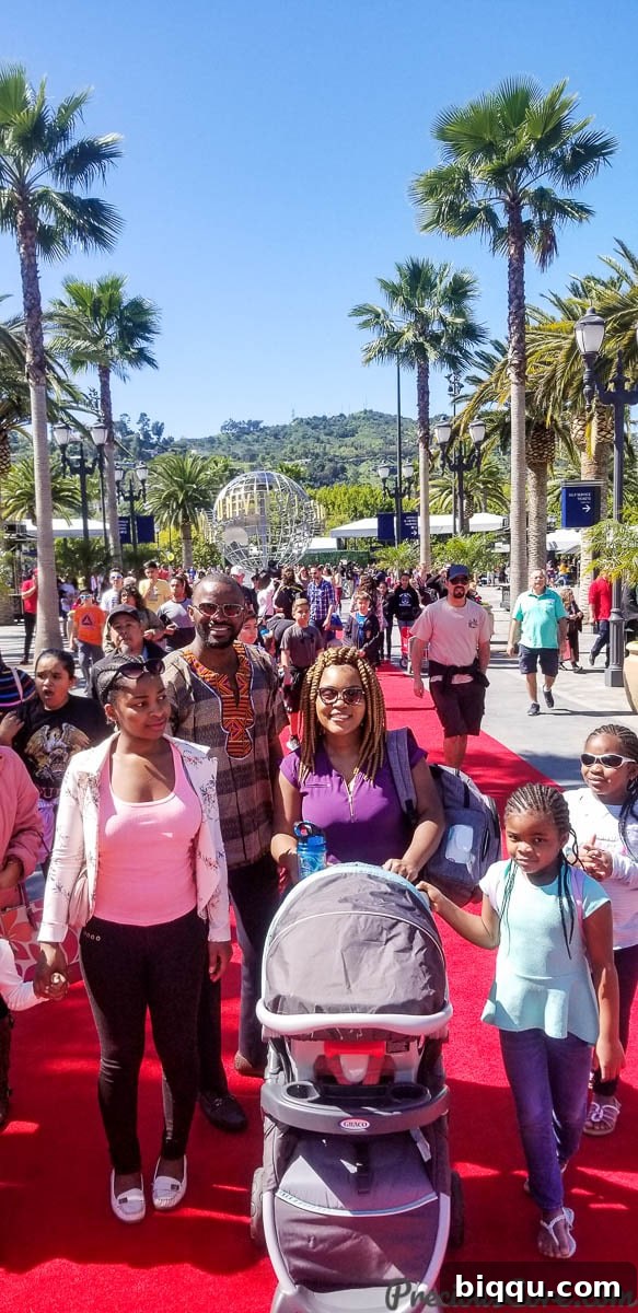 Beyond the Screen: Our Universal Studios Hollywood Adventure 2 On the red carpet going to Universal Studios