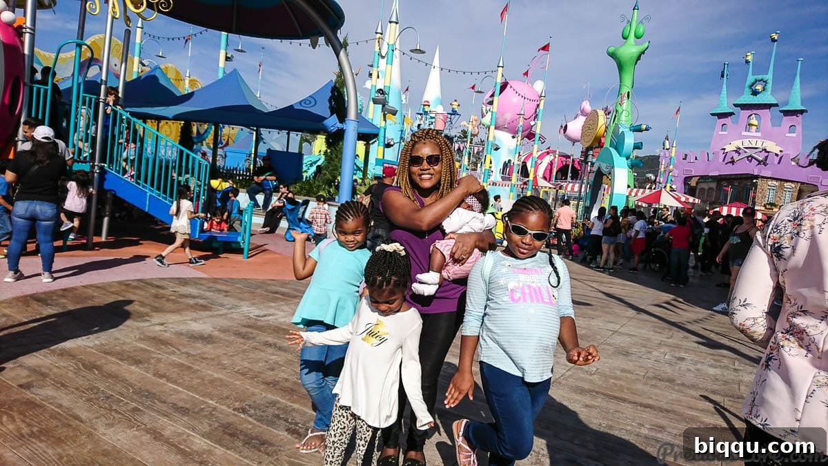 Beyond the Screen: Our Universal Studios Hollywood Adventure 6 Mother and girls at Super Silly Funland