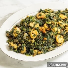 Cameroon spinach stew
