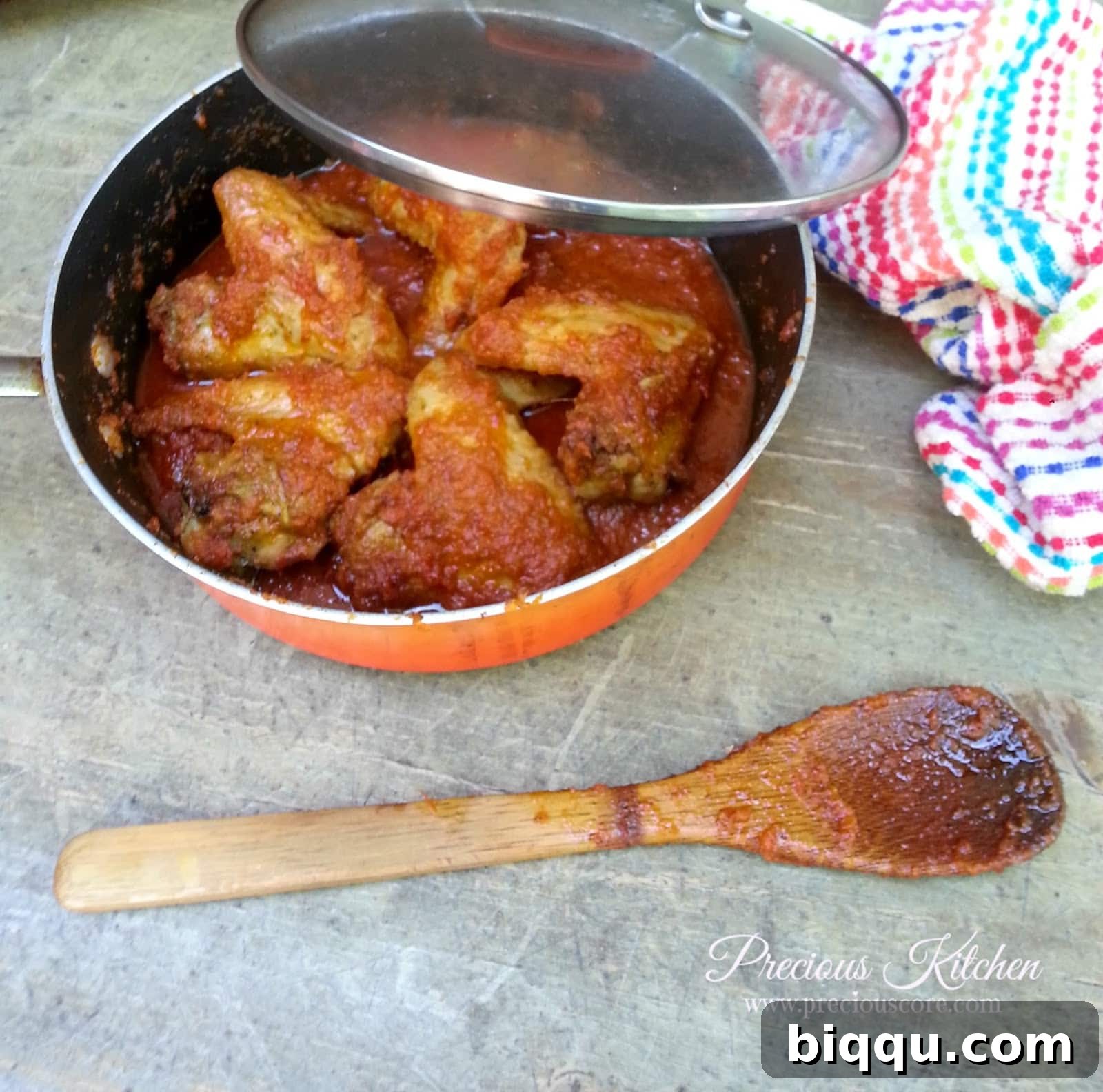 Pre-cooked chicken wings ready for a quick stew